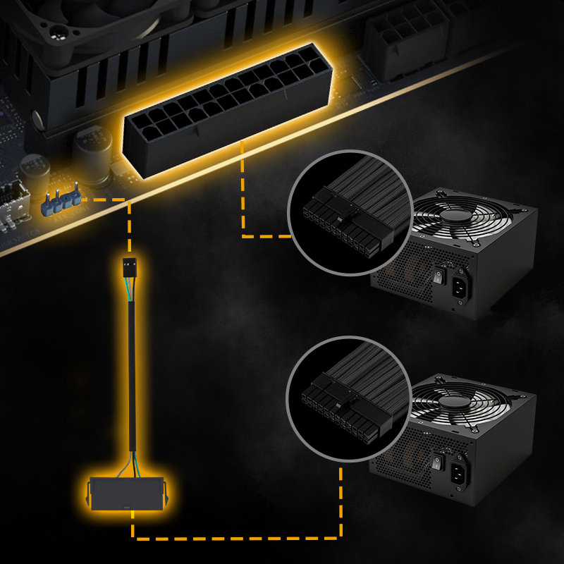 Multi PSU Adaptor Cable